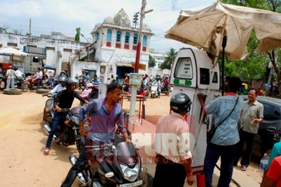 Petrol crisis hits Tripura again 
